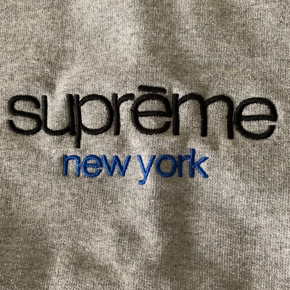 Supreme New York Gray Sweatshirt - Picture 4 of 4